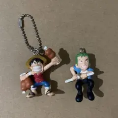 ワンピースイング part3 ルフィ ゾロ キーホルダー ONEPIECE 初期