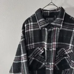 希少カラー 90s～00s ライトフランネルシャツ チェック柄シャツ 2XL