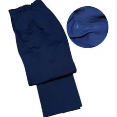 【Champion チャンピオン】ジャージ スラックス パンツ L 紺のサムネイル