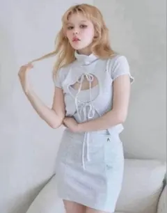 andmary アンドマリー Elm sheer ribbon set ベージュ - メルカリ