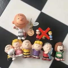 スヌーピーフレンズ　ソフビ　フィギュアセット