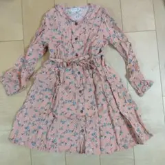 RAG MART 花柄 長袖ワンピース 130