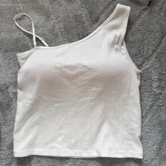 GU ホワイト タンクトップ L