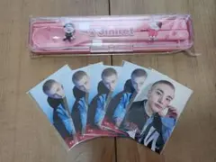 StrayKidsオンラインくじ ヒョンジン ジニレット カトラリー ステッカー