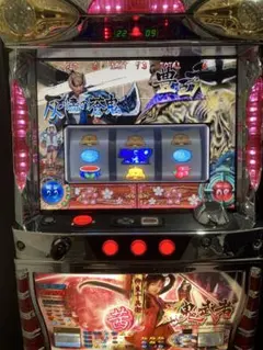 パチスロ 初代 新鬼武者 実機 コイン不要機付 自宅配送可 送料込のサムネイル