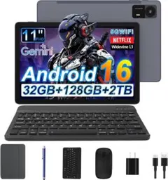 Android16タブレット✨11インチ T7200 256GB 8コア 黒 Android16タブレット✨11インチ T7200 256GB 8コア 黒 - メルカリ