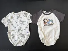 バズ・ライトイヤー＆ミッキーロンパース2点セット