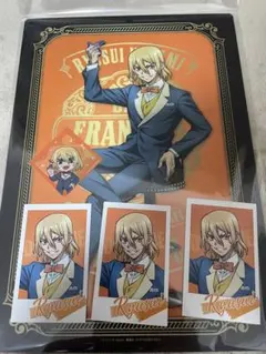 Dr.STONE amocafe バーフランソワ ビジュアルカード パネル 龍水