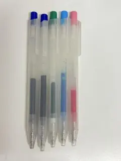 無印ゲルインキボールペン5本セットのサムネイル