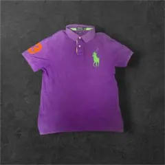 Polo Ralph Lauren Purple Big Pony y2k - メルカリ