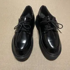 PUNYUS 厚底レースアップシューズ ブラックのサムネイル