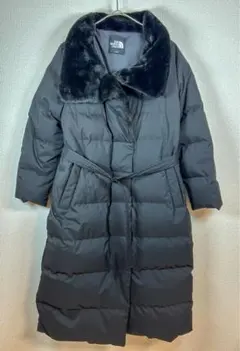 ノースフェイス 韓国限定 ホワイトレーベル ファー付 ロングダウン L