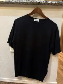 JOHN SMEDLEY ジョンスメドレー半袖コットンニットブラック Sサイズのサムネイル