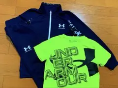 アンダーアーマー　ジュニア　140 ジャージ上下 Tシャツ3点セット