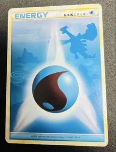 162.ポケカ　ポケモンカード　基本水エネルギー　ルギア