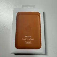 Apple純正 iPhone MagSafe Leather Wallet