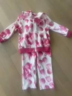 【サイズ80】花柄 セットアップ パーカー＆パンツ 上下セット　rady風