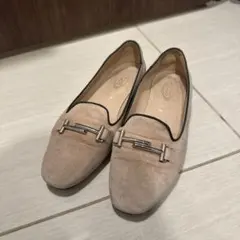 ベージュ スエード フラットシューズ Tod’s