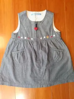 ファミリア　familiar　 ワンピース ジャンパースカート　80