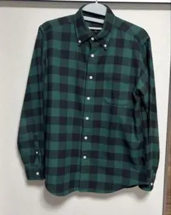 SOPHNET ソフネット ブロックチェック ボタンダウンシャツ 長袖 M