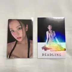 BLACKPINK JISOO ジス DEADLINE 封入 トレカ セット