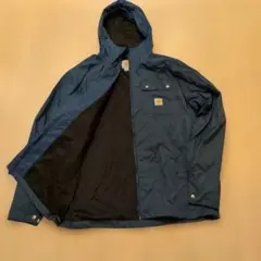 『Carhartt カーハート』状態良好フード付きポリエステルジャケットメンズL