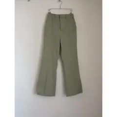 ローリーズファーム チェック柄 フレア パンツ