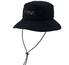 PING ピン バケットハット バケハ ロゴ ブラック フリーサイズ
