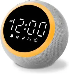 ホワイトノイズマシン 目覚まし時計 大音量 置きデジタル時計 ライト アラーム