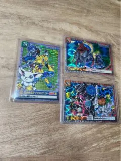 初期激レア】ゲンガー キラ プリズム ゴース カードダス 3枚セット