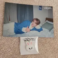 スキズ アクリル ステッカーとポストカード リノLeeKnow リービット