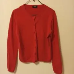 UNIQLO 赤い　系 カーディガン M