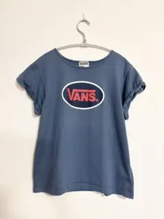 VANS 半袖 Tシャツ ブルー ロゴプリントのサムネイル