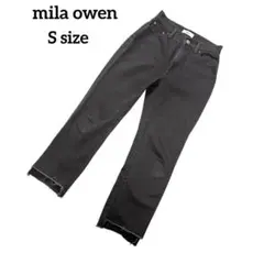 【Mila Owen】ミラオーウェン 定番人気 デニムパンツ S グレー