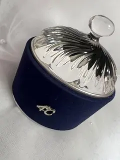 ４℃ クリスタル製蓋付きネイビーケース