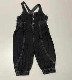 しまむら　ミコリッド　nico softcheese デニムサロペット　90