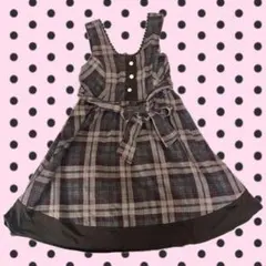 axes 平成 森ガール coquette フリル レース ミニワンピ チェック