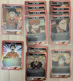 ハイキュー デッキパーツ ユニアリ SR 引退 バスケ アニメ
