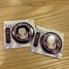 【新品】 鬼滅の刃　原画展　プチ缶バッジセット　胡蝶しのぶ　2個