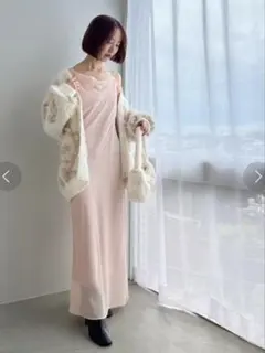 snidel ベロア キャミワンピース