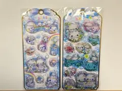 【正規品】ぷくぷくあわわちゃん　ウォーターシール　2枚セット　カミオジャパン