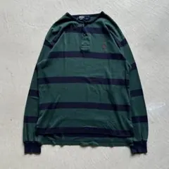 90s~ polo by ralph lauren ボーダー ヘンリーネック