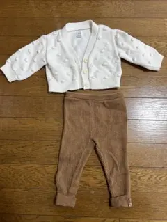 baby GAP カーディガンとパンツセット 3-6ヶ月　60cm
