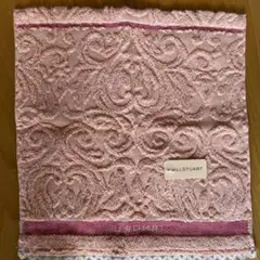 ピンク タオルハンカチ 2点セット