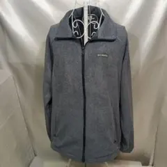 150♪US古着コロンビア Columbiaフリース★ジャケッXLネイビーグレー