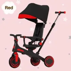 新品＊三輪車 手押し棒付き7in1子供用 キッズバイク イエロー - メルカリ