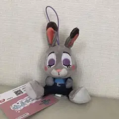 美品【ズートピア2】むにゃすやマスコット~ジュディ~