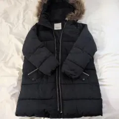 Zara Girls フード付きダウンコート 140cm