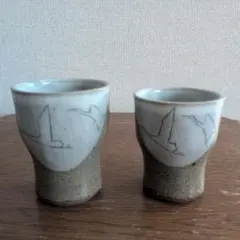 小樽窯 アイヌ文様 湯呑み✖️2コ 小樽焼 - メルカリ