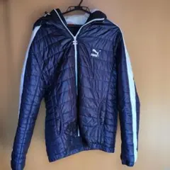 Puma ネイビー キルティング アウター